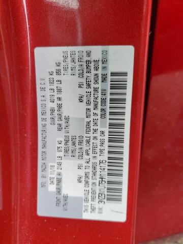 90723935 :رقم المزاد ، 3MZBN1U76HM114176 vin ، 2017 Mazda 3 مزاد بيع