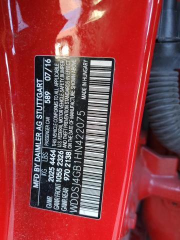 87402325 :رقم المزاد ، WDDSJ4GB1HN422075 vin ، 2017 Mercedes-benz Cla مزاد بيع