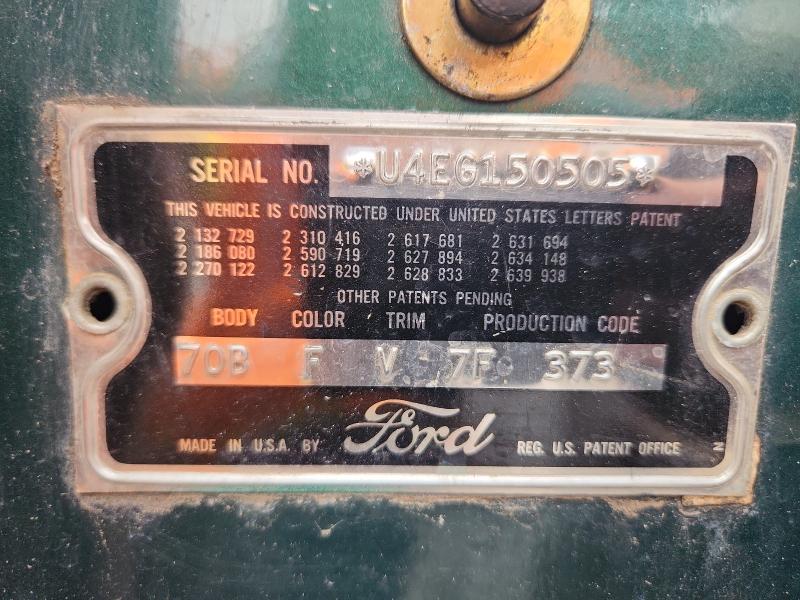 82421305 :رقم المزاد ، U4EG150505 vin ، 1954 Ford Crestline مزاد بيع