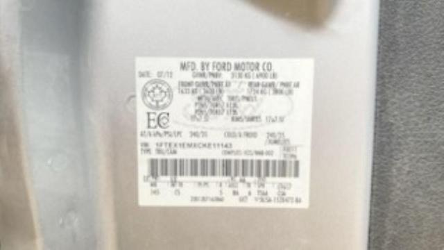81557465 :رقم المزاد ، 1FTEX1EMXCKE11143 vin ، 2012 Ford F150 Super مزاد بيع