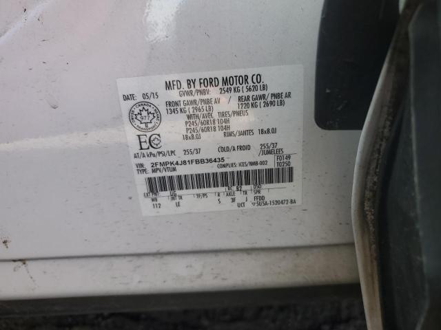 Aukcja sprzedaży 2015 Ford Edge, vin: 2FMPK4J81FBB36435, numer aukcji: 84185205