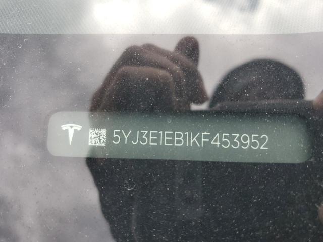 Aukcja sprzedaży 2019 Tesla Model 3, vin: 5YJ3E1EB1KF453952, numer aukcji: 89509375