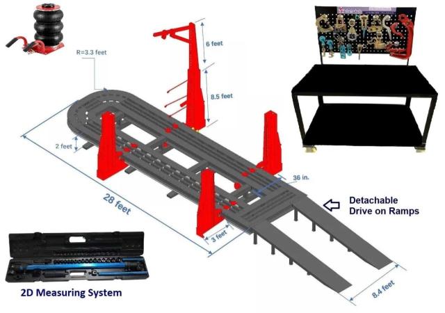 90125965 :رقم المزاد ، 38911528 vin ، 2025 Semi Truck Frame Machine مزاد بيع