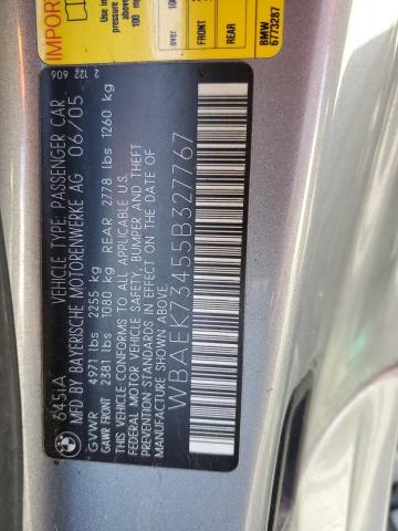 Aukcja sprzedaży 2005 Bmw 645, vin: WBAEK73455B327767, numer aukcji: 87402775