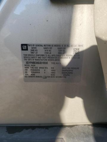 Продаж на аукціоні авто 2016 Cadillac Srx, vin: 3GYFNBE38GS516596, номер лоту: 85415335
