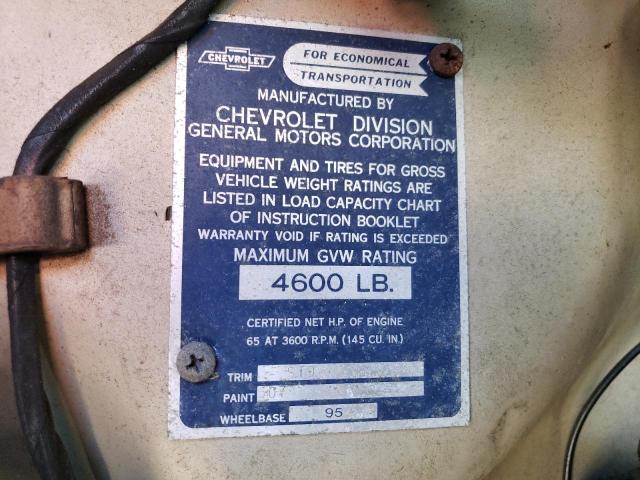 85312675 :رقم المزاد ، 3R124F109345 vin ، 1963 Chevrolet Corvair Pu مزاد بيع