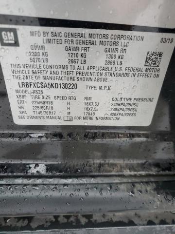Aukcja sprzedaży 2019 Buick Envision E, vin: LRBFXCSA5KD130220, numer aukcji: 90432035