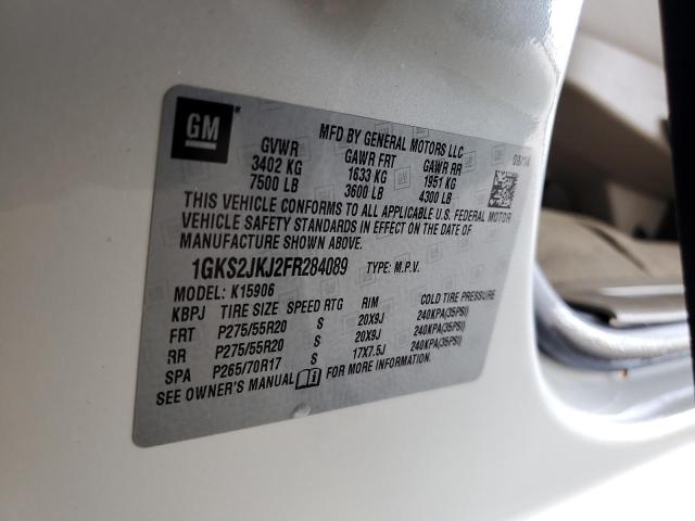 Aukcja sprzedaży 2015 Gmc Yukon Xl Denali, vin: 1GKS2JKJ2FR284089, numer aukcji: 86858825