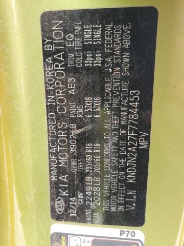 2015 Kia Soul მანქანა იყიდება აუქციონზე, vin: KNDJN2A27F7784453, აუქციონის ნომერი: 86819935