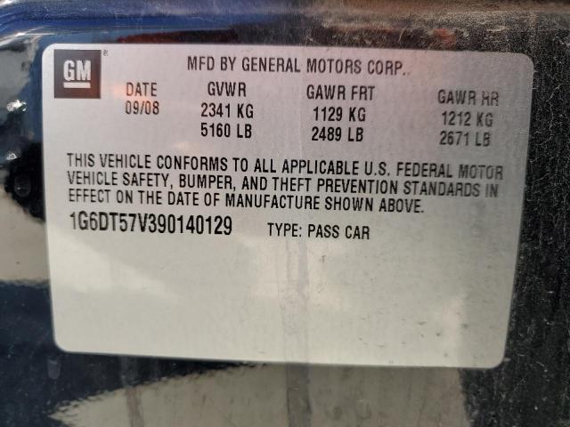 Продаж на аукціоні авто 2009 Cadillac Cts, vin: 1G6DT57V390140129, номер лоту: 86896575