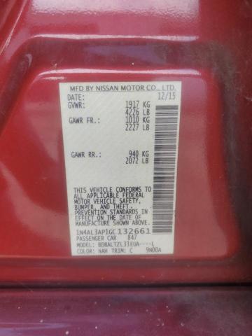 85754975 :رقم المزاد ، 1N4AL3APXFC294190 vin ، 2015 Nissan Altima 2.5 مزاد بيع