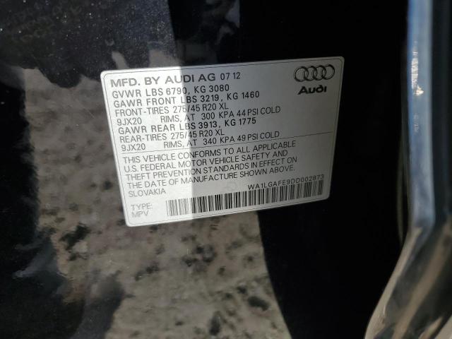 Aukcja sprzedaży 2013 Audi Q7, vin: WA1LGAFE9DD002873, numer aukcji: 81248485