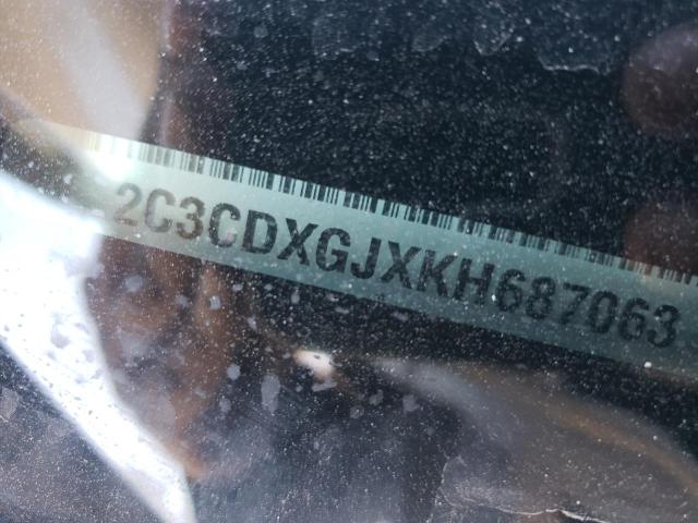 87367095 :رقم المزاد ، 2C3CDXGJXKH687063 vin ، 2019 Dodge Charger Sc مزاد بيع
