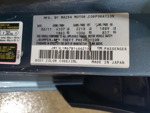 Продаж на аукціоні авто 2011 Mazda 3, vin: JM1BL1M67B1466218, номер лоту: 84215895