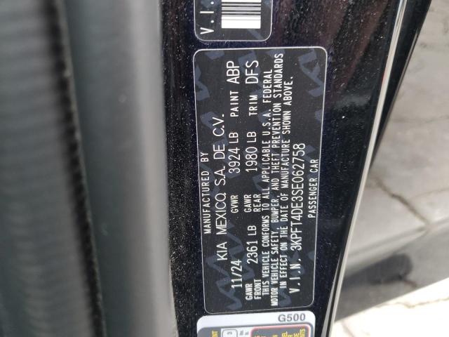 Aukcja sprzedaży 2025 Kia K4 Lx, vin: 3KPFT4DE3SE062758, numer aukcji: 85659905