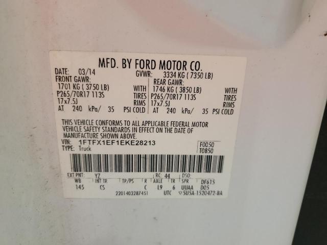 Aukcja sprzedaży 2014 Ford F150 Super, vin: 1FTFX1EF1EKE28213, numer aukcji: 97756775