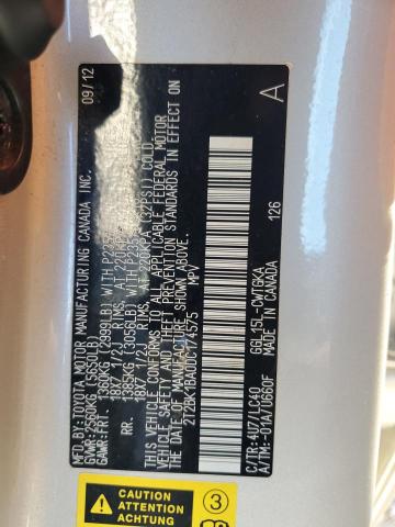 Aukcja sprzedaży 2013 Lexus Rx, vin: 2T2BK1BA0DC174575, numer aukcji: 87300685