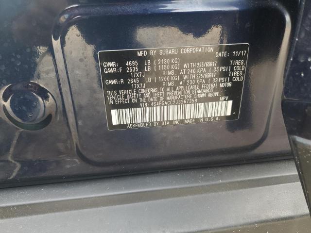 Продаж на аукціоні авто 2018 Subaru Outback, vin: 4S4BSACC2J3267358, номер лоту: 86153405
