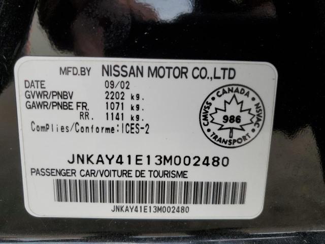 Aukcja sprzedaży 2003 Infiniti M45, vin: JNKAY41E13M002480, numer aukcji: 90198085