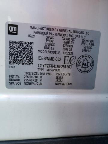 Продаж на аукціоні авто 2024 Cadillac Xt4, vin: 1GYFZFR41RF251803, номер лоту: 90321885
