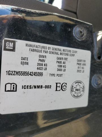 2006 Pontiac G6 მანქანა იყიდება აუქციონზე, vin: 1G2ZH558564245099, აუქციონის ნომერი: 84196735