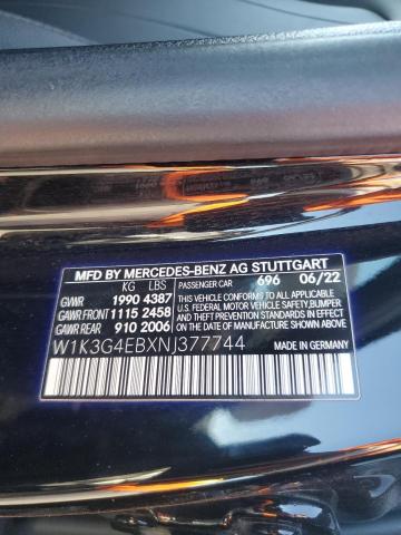 Aukcja sprzedaży 2022 Mercedes-benz A, vin: W1K3G4EBXNJ377744, numer aukcji: 85414395