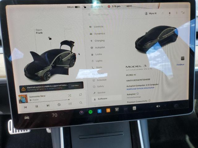 86153725 :رقم المزاد ، 5YJ3E1EA7KF304596 vin ، 2019 Tesla Model 3 مزاد بيع