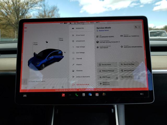Aukcja sprzedaży 2019 Tesla Model 3, vin: 5YJ3E1EB1KF453952, numer aukcji: 89509375