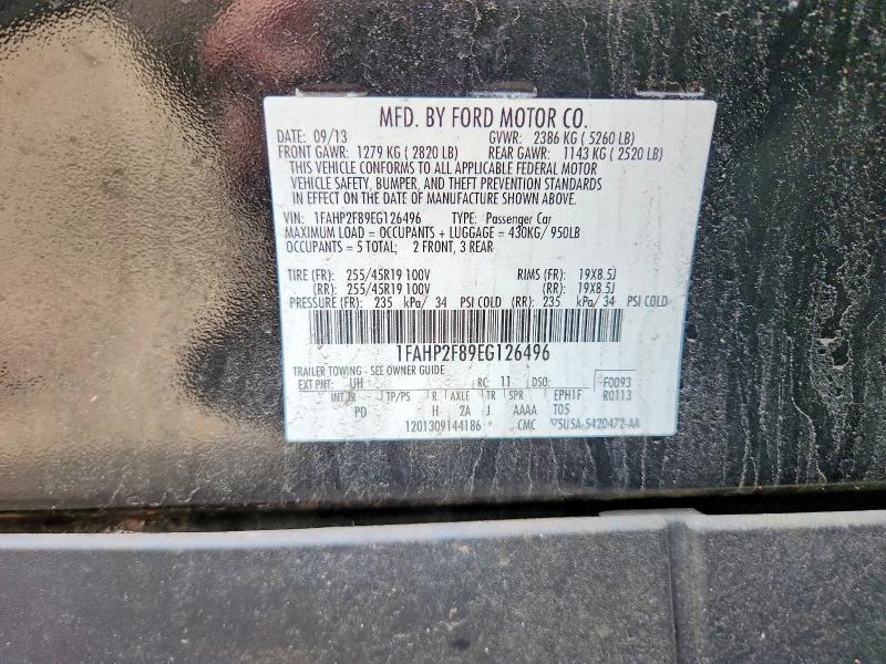 Продаж на аукціоні авто 2014 Ford Taurus, vin: 1FAHP2F89EG126496, номер лоту: 70426056