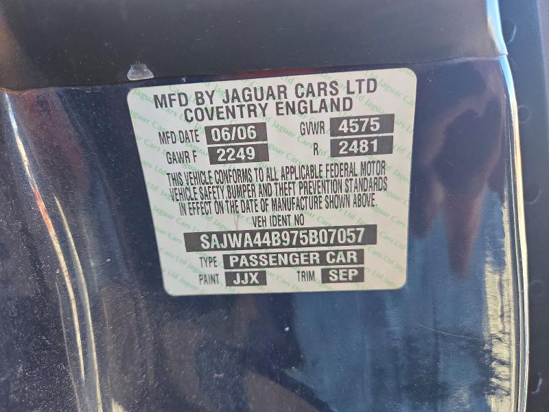 Продаж на аукціоні авто 2007 Jaguar Xk, vin: SAJWA44B975B07057, номер лоту: 73921146