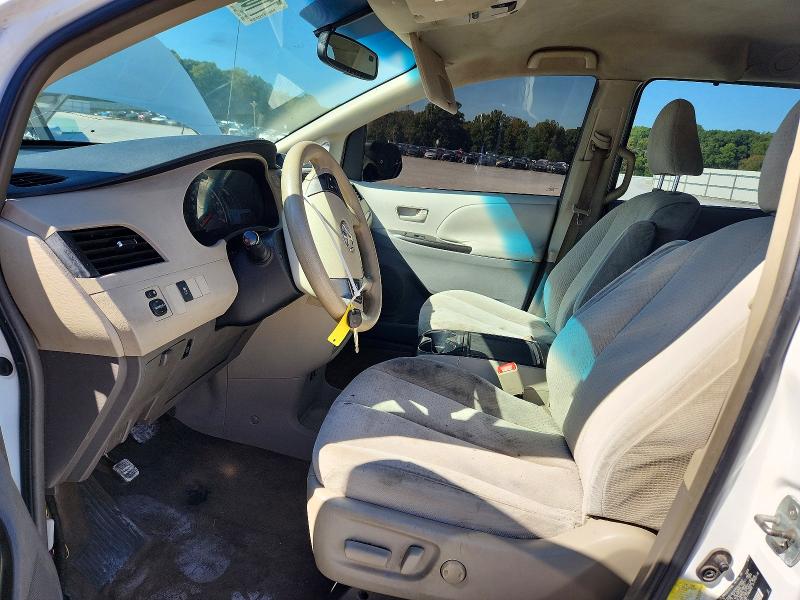 2012 Toyota Sienna მანქანა იყიდება აუქციონზე, vin: 5TDKK3DC0CS207952, აუქციონის ნომერი: 71691206