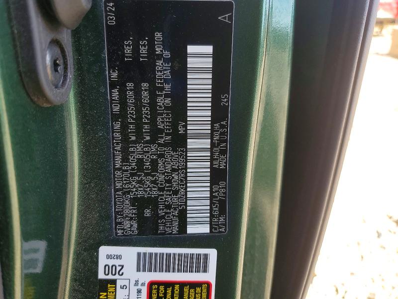 Продажа на аукционе авто 2024 Toyota Sienna, vin: 5TDZRKEC7RS199523, номер лота: 71820836