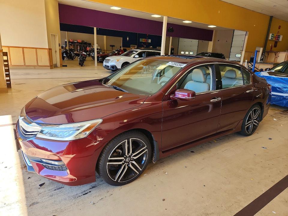 2017 Honda Accord მანქანა იყიდება აუქციონზე, vin: 1HGCR3F90HA012327, აუქციონის ნომერი: 71393266