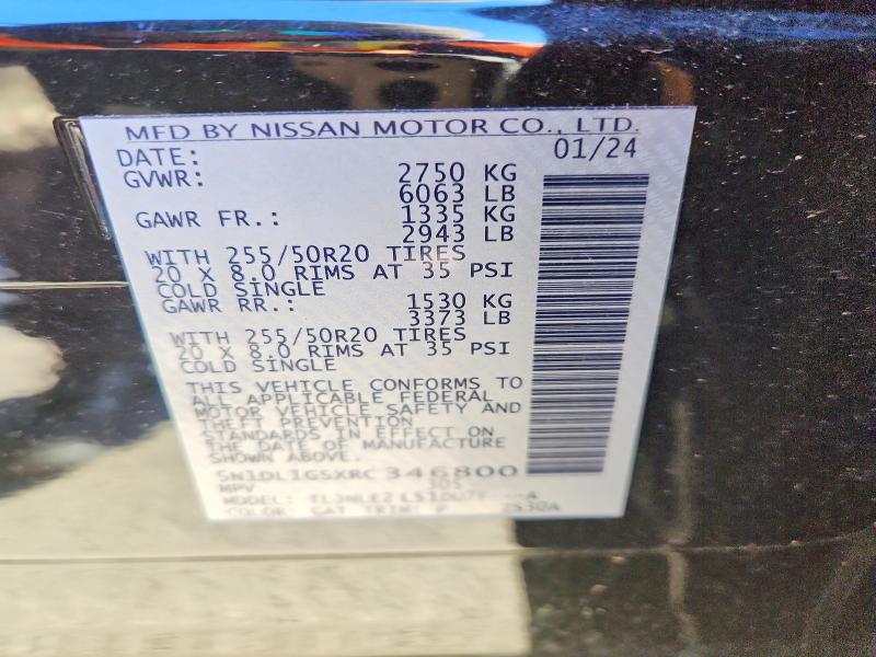 Продажа на аукционе авто 2024 Infiniti Qx60, vin: 5N1DL1GSXRC346800, номер лота: 70535376