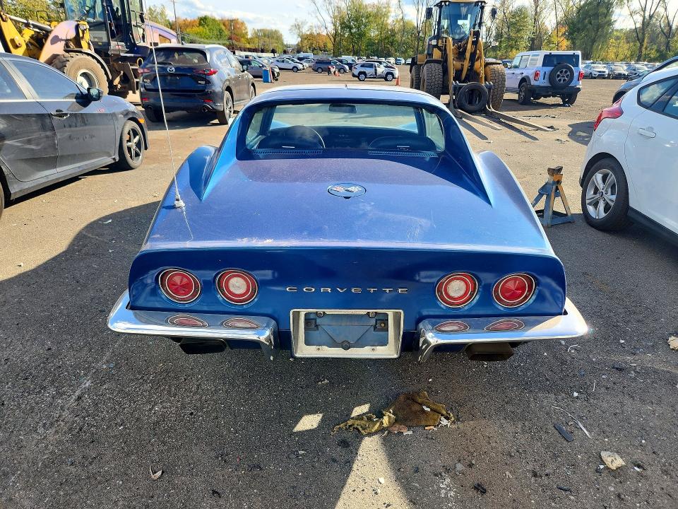 Продаж на аукціоні авто 1970 Chevrolet Corvette, vin: 194370S400490, номер лоту: 72384376