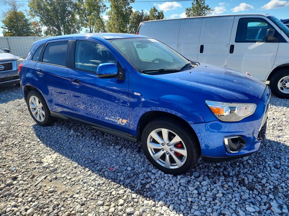 2015 Mitsubishi Outlander Sport მანქანა იყიდება აუქციონზე, vin: 4A4AP3AW7FE052721, აუქციონის ნომერი: 71475926