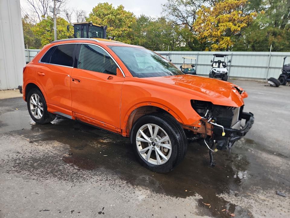 72754966 :رقم المزاد ، WA1DECF35P1106822 vin ، 2023 Audi Q3 مزاد بيع