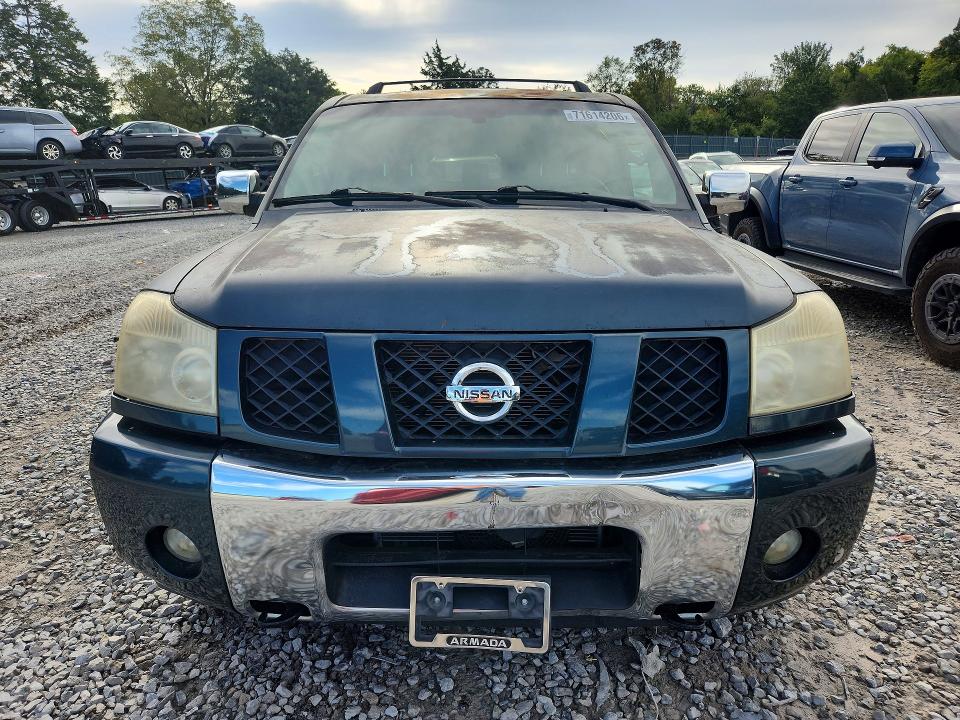 2005 Nissan Armada მანქანა იყიდება აუქციონზე, vin: 5N1AA08B75N740156, აუქციონის ნომერი: 71614206