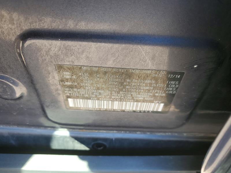 Продаж на аукціоні авто 2015 Subaru Outback, vin: 4S4BSALCXF3270967, номер лоту: 72046826