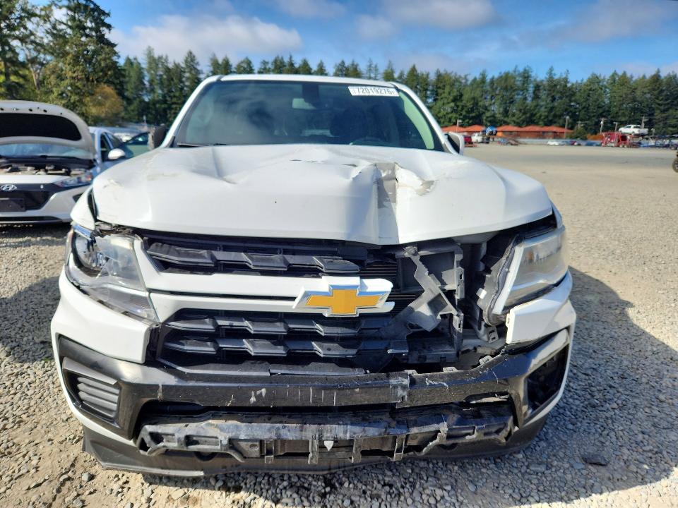 Aukcja sprzedaży 2021 Chevrolet Colorado, vin: 1GCGTCEN1M1266901, numer aukcji: 72019276
