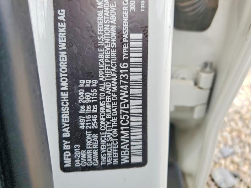 70907976 :رقم المزاد ، WBAVM1C57EVW47316 vin ، 2014 Bmw X1 مزاد بيع