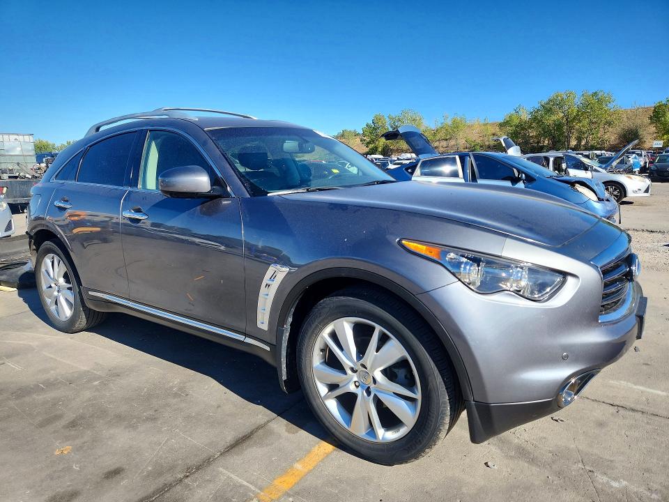 71364706 :رقم المزاد ، JN8AS1MU0CM122392 vin ، 2012 Infiniti Fx35 مزاد بيع