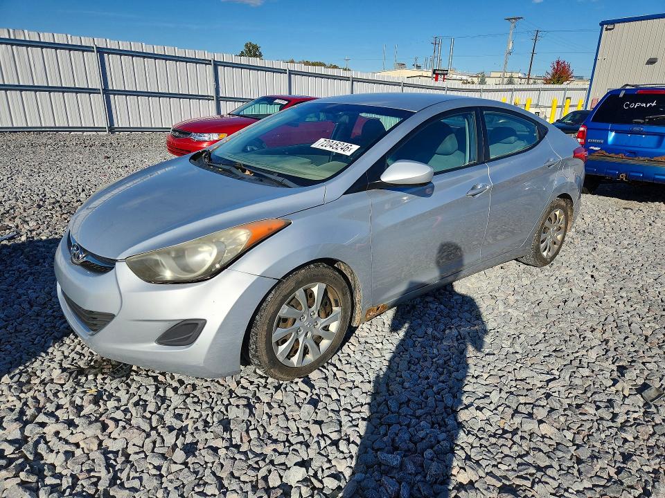 2011 Hyundai Elantra მანქანა იყიდება აუქციონზე, vin: 5NPDH4AE1BH058796, აუქციონის ნომერი: 72045246