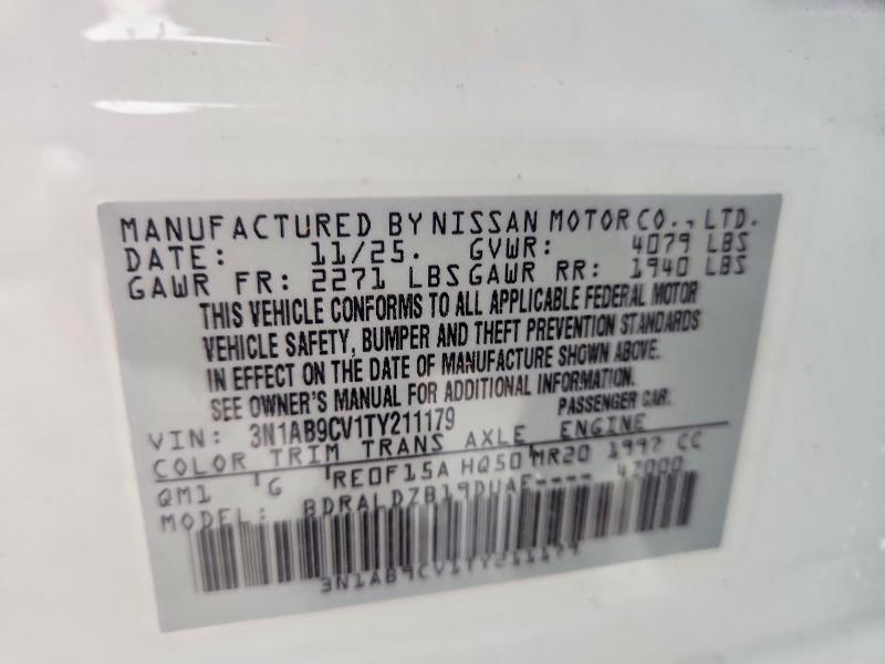 Продажа на аукционе авто 2026 Nissan Sentra, vin: 3N1AB9CV1TY211179, номер лота: 70386516