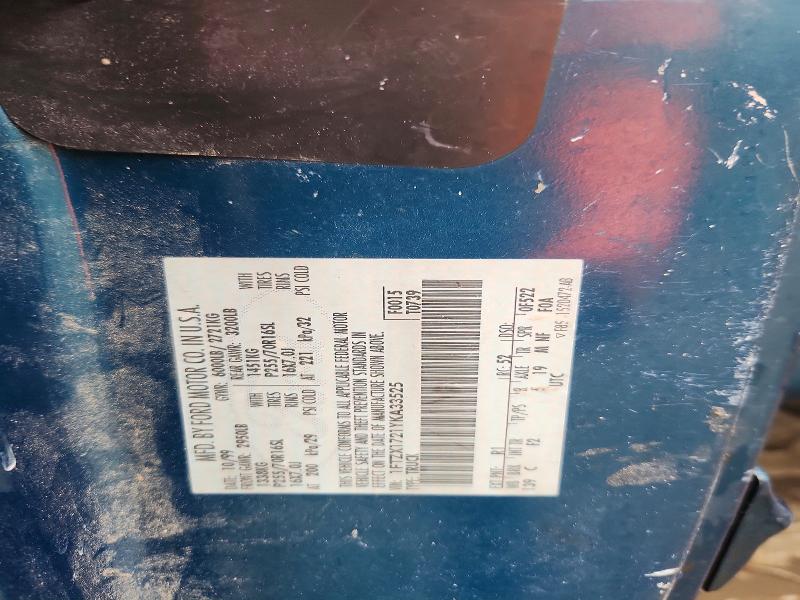 71652166 :رقم المزاد ، 1FTZX1721YKA33525 vin ، 2000 Ford F150 مزاد بيع