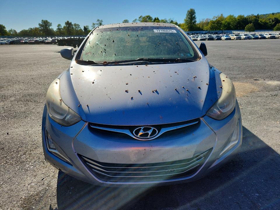 2015 Hyundai Elantra მანქანა იყიდება აუქციონზე, vin: 5NPDH4AE4FH622799, აუქციონის ნომერი: 72146076