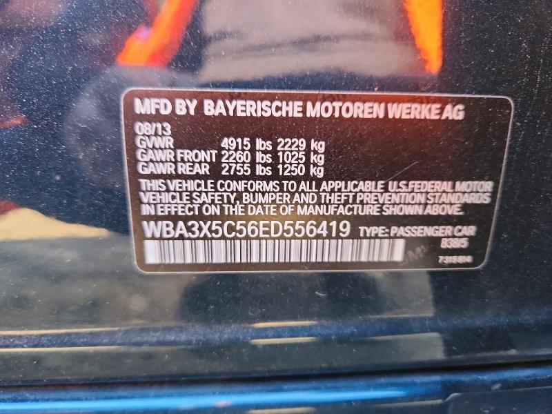 2014 Bmw 328 მანქანა იყიდება აუქციონზე, vin: WBA3X5C56ED556419, აუქციონის ნომერი: 71257706