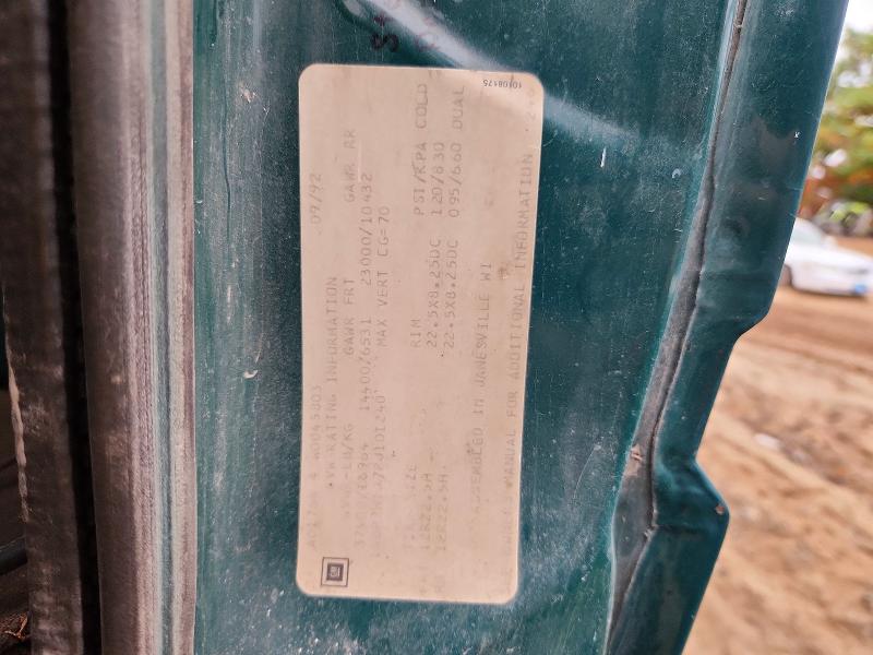 71417126 :رقم المزاد ، 1GBP7H1J7PJ101240 vin ، 1993 Chevrolet C7 مزاد بيع