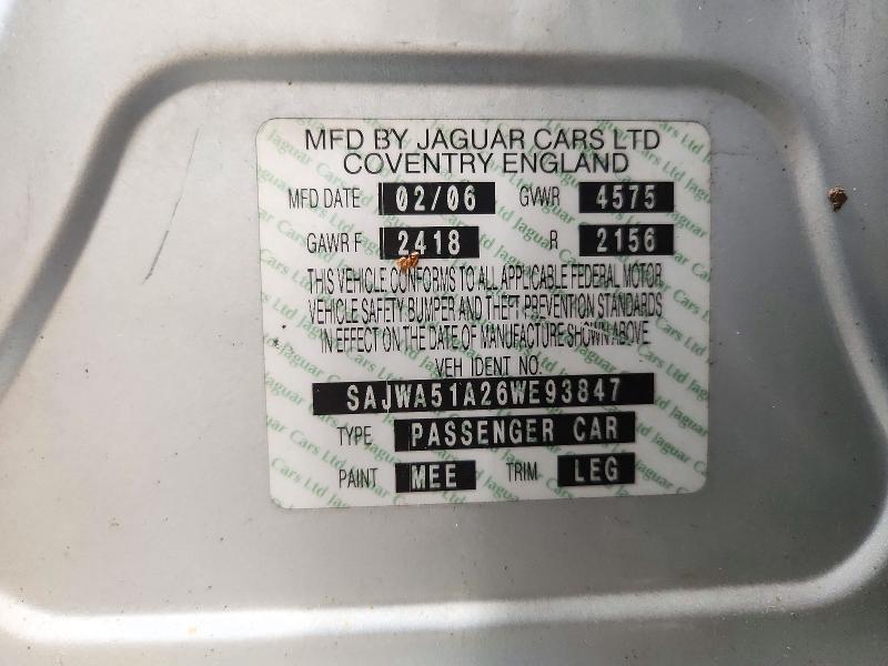 Продаж на аукціоні авто 2006 Jaguar X-type, vin: SAJWA51A26WE93847, номер лоту: 72270716