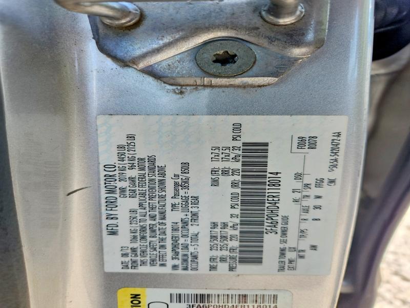Продажа на аукционе авто 2014 Ford Fusion, vin: 3FA6P0HD4ER118014, номер лота: 70618546
